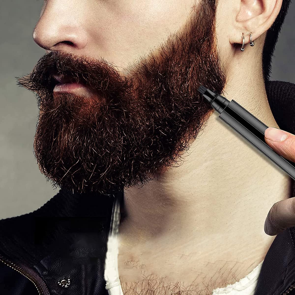 MAYCREATE Beard Pencil Filler For Men Barber Styling Pen with Bristle Beard Brush Waterproof, Sweat Proof Natural Shaping Up for Men Beard, Moustache & Eyebrows(Dark Brown) MAYCREATE Beard Pencil Filler For Men Barber Styling Pen with Bristle Beard Brush Waterproof, Sweat Proof Natural Shaping Up for Men Beard, Moustache & Eyebrows(Dark Brown)